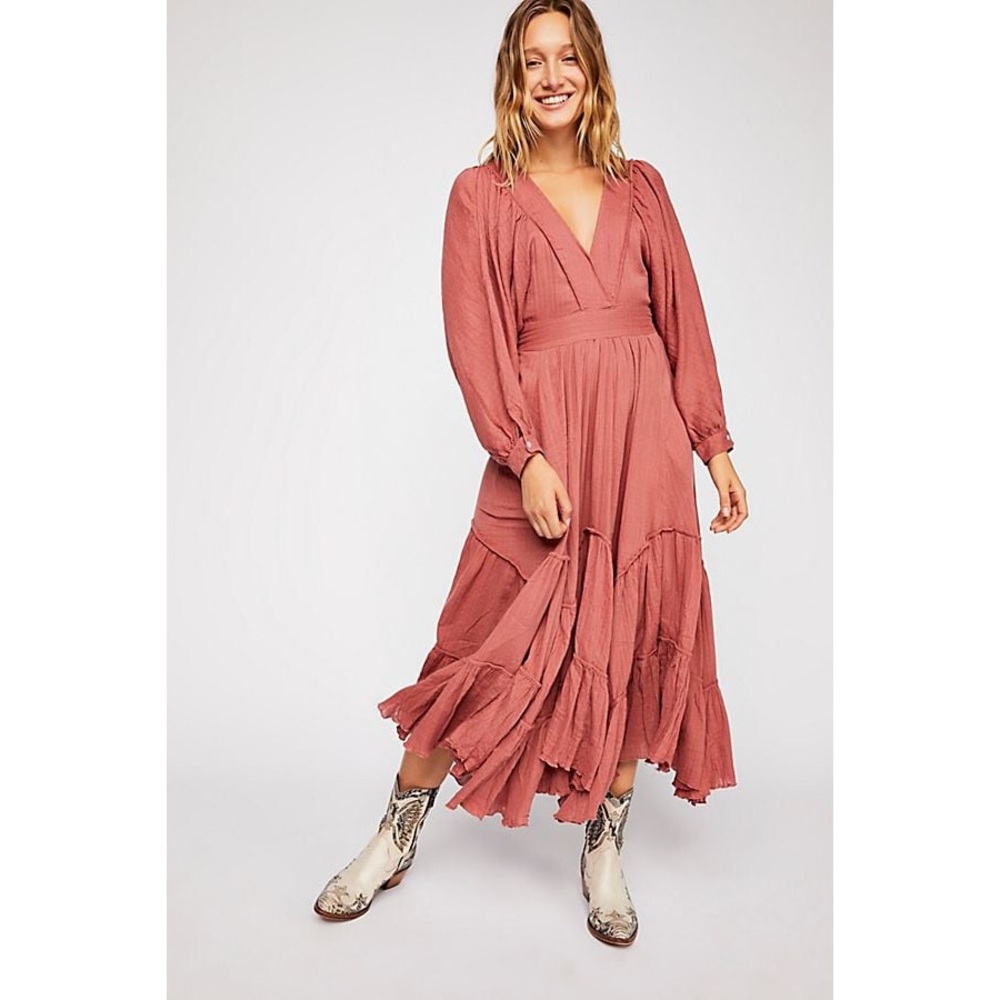 Free People “I Need to Know” Boho Maxi Dress